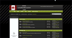 Desktop Screenshot of canadiandiscussion.com